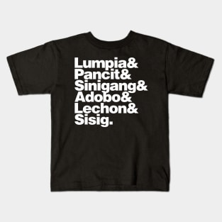 Filipino Foodie v2 Kids T-Shirt